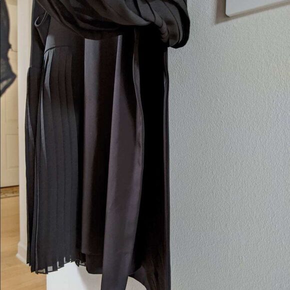 ELM by Matthildur A-Line Sleeveless Midi Black Dress L NWOT - Picture 14 of 16